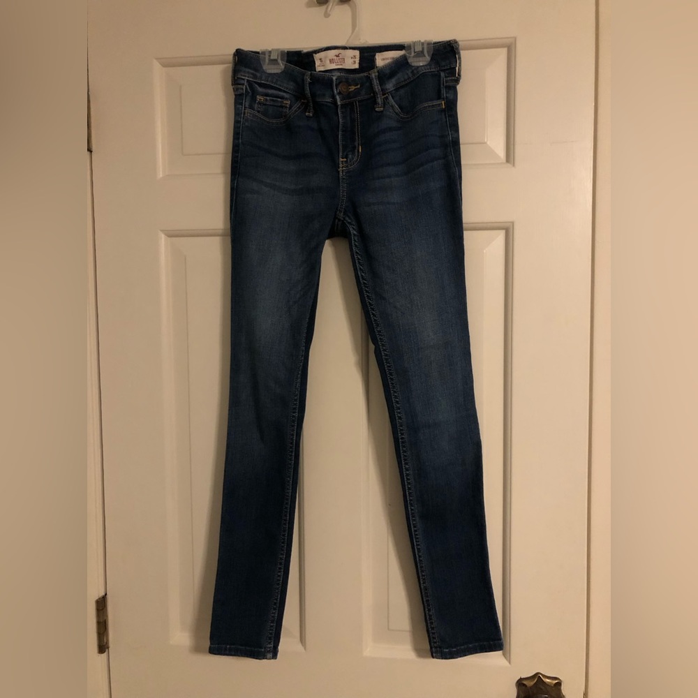 Hollister Dark Wash Jeans Size 1S Low Rise Skinny